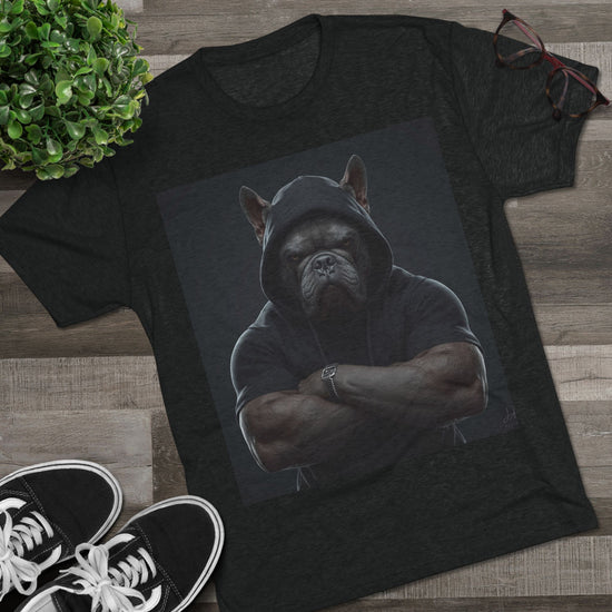 Bold Graphic Tee, Dog Lover T-Shirt, Americana Crew Neck, Unique Animal Apparel, Casual Outfit