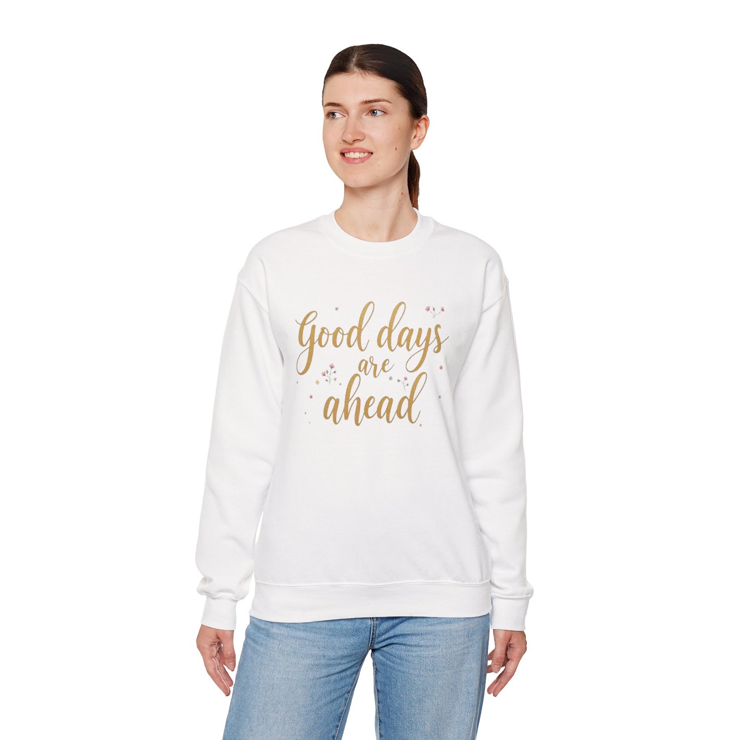 Inspirational Sweatshirt for Every Season, Cozy Unisex Leisurewear, Perfect for Gifting, Relaxed Fit, Great for Celebrations