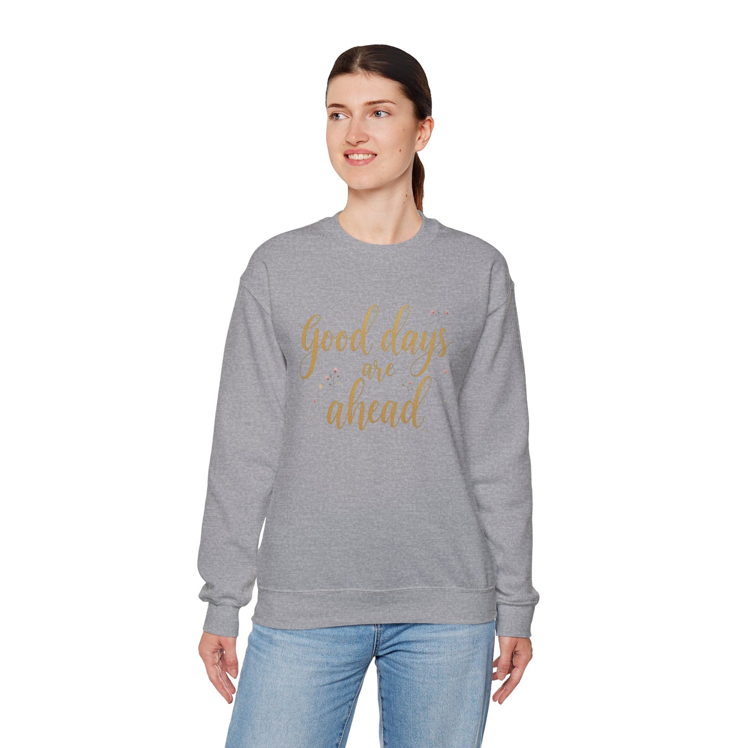 Inspirational Sweatshirt for Every Season, Cozy Unisex Leisurewear, Perfect for Gifting, Relaxed Fit, Great for Celebrations